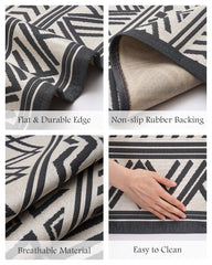 MontVoo Outdoor Rug 4x6 ft outdoor setting on patio