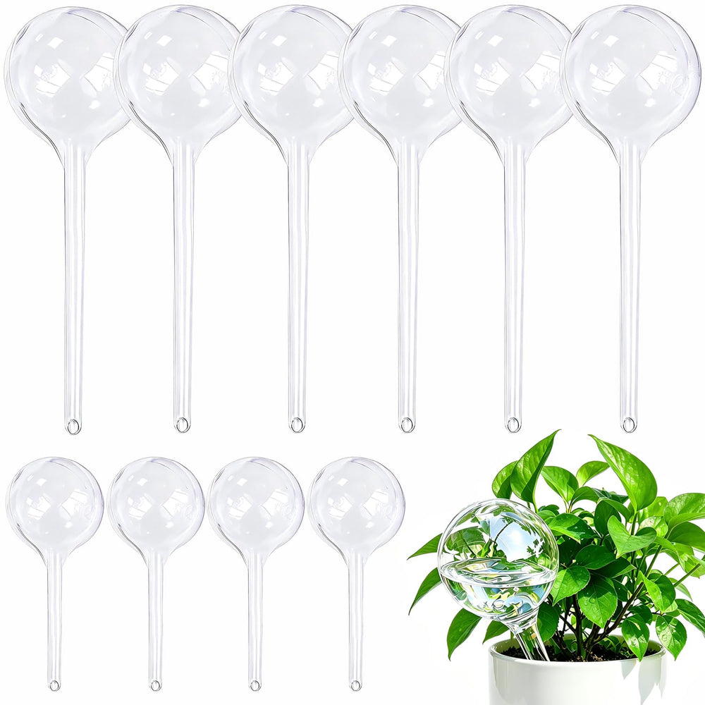 MOONSOUND Plant Automatic Watering Device clear plastic globe front view