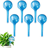 MOONSOUND Small Plant Watering Globes front view, blue colour