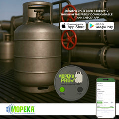 Mopeka Pro Check Bluetooth Propane Tank Sensor magnetic attachment