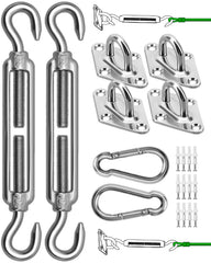 Morzejar Shade Sail Hardware Kit components layout