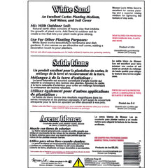 Mosser Lee White Sand Soil Cover packed in bag