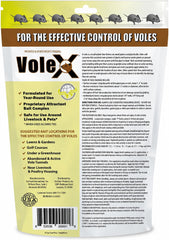 MouseX VoleX pellets in a garden application