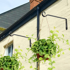 MOWPOG 10 Inch Plant Hanger holding a flower basket