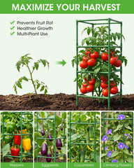 MQHUAYU tomato cage height adjustment feature