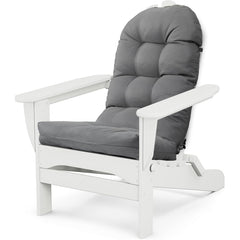MQK Adirondack Chair Cushion in Dark Grey, front view