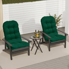 MQK Adirondack Chair Cushion side view showing tufted design