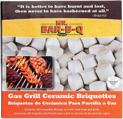 Mr. Bar-B-Q 60-Pack Ceramic BBQ Briquettes front view