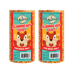 Mr. Bird Flaming Hot Feast Bird Seed 19 oz cylinder front view