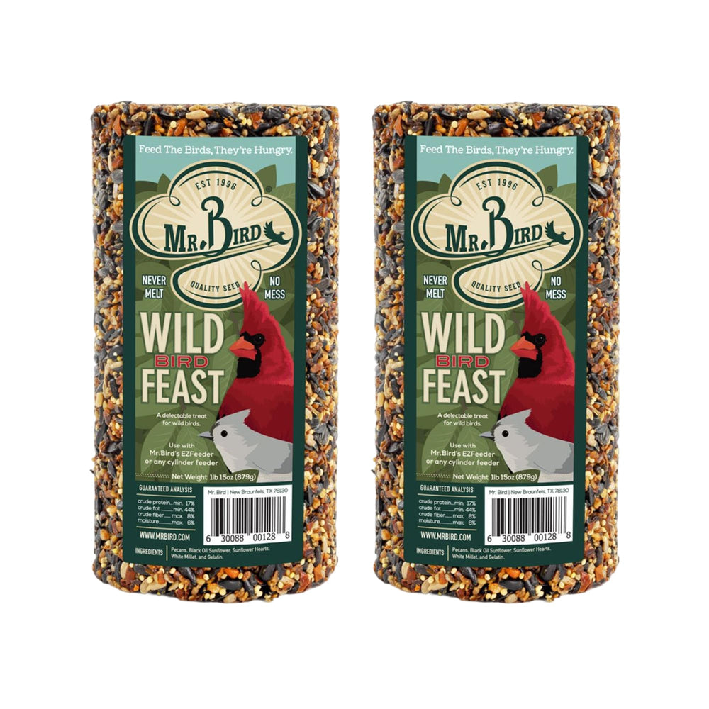 Mr. Bird WildBird Feast Cylinder Bird Seed front view