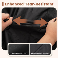 MR. COVER Grill Cover with bottom drawstring for secure fit