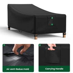 Mrrihand outdoor lounge chair covers stored in bag
