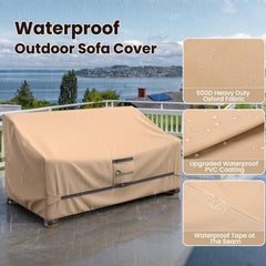 Mrrihand Outdoor Sofa Cover with air vent design