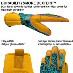 MSUPSAV Garden Gloves in use while gardening with plants