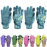 MSUPSAV Gardening Gloves lake blue front view