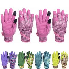 MSUPSAV Gardening Gloves pink pair front view