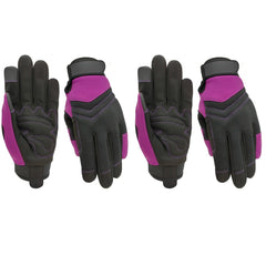 MSUPSAV Gardening Gloves purple front view