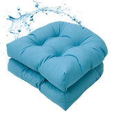 MTMR Outdoor Chair Cushions Set of 2 turquoise front view
