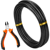 Mudder Bonsai Training Wire 4mm black roll with cutter