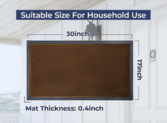 Muddy Mat Heavy-Duty Quick-Dry Door Mat side view showing 3D Meshy Technology