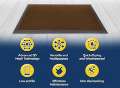 Muddy Mat in a mudroom setting, effectively trapping dirt and mud