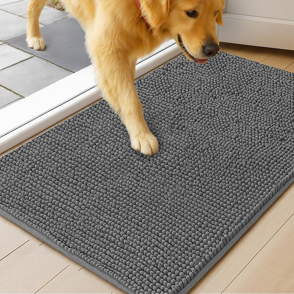 MUDGUARD MAT Dog Door Muddy Mat Grey front view