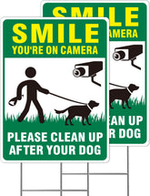 multiwins Clean Up After Your Dog Sign front view