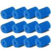 MUSCCCM 12-Pack Sweep Hose Tail Scrubbers in blue