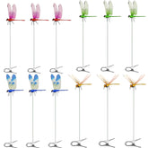 Mustio Dragonfly Clip in pink colour front view
