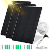 MUZUZZI 5W solar panel front view with USB-C port