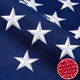 MVPRING American Flag 12x18 ft front view with embroidered stars
