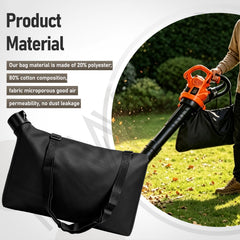 MWEDP Leaf Blower Shoulder Bag front view showing fabric detail