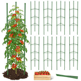 MYMULIKE Tomato Cages 51 inches green support trellis