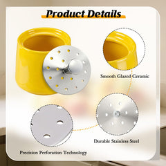 Mysora Ceramic Fruit Fly Trap on kitchen counter