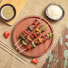 NadaKin Bamboo Skewers showing semi-pointed tips