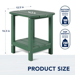 nalone Adirondack Side Table green top view