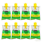 NAMEK 8-Pack Hanging Fly Trap Set transparent bags with bait
