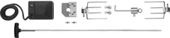 Napoleon Heavy Duty Rotisserie Kit stainless steel components