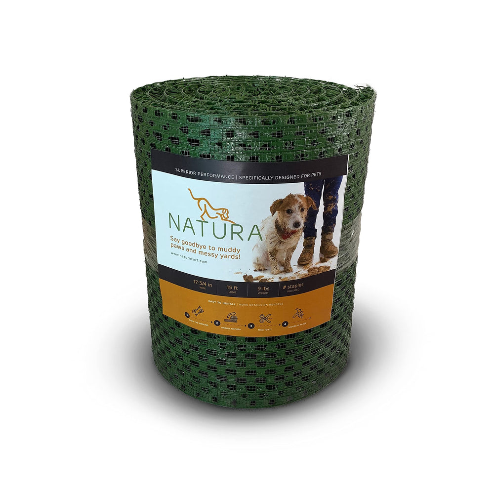 Natura PowerRun Artificial Grass Patch 1.5 ft x 15 ft green