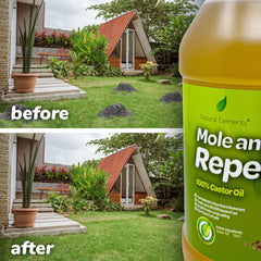Natural Elements Mole and Vole Repellent packaging details