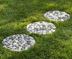 Natural stones showing polished finish and texture