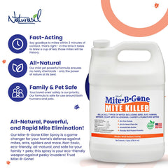 Naturasil Mite-B-Gone Dust Mite Spray in a home setting