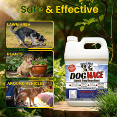 Nature's MACE Dog Mace 1 Gallon Concentrate label details