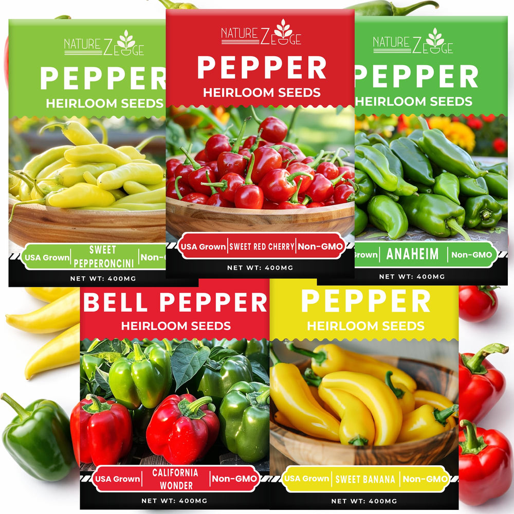 NatureZ Edge sweet pepper seeds assortment pack front view
