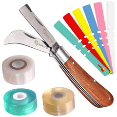 NAYE Grafting Gardening Knife with curved and straight blades