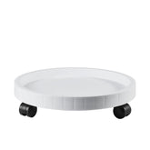 NAZKAEN 14.2 Inch Planter Caddy front view with wheels