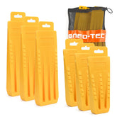 NEO-TEC tree felling wedges 6-pack yellow, front view