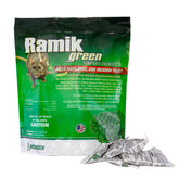 Neogen Ramik Green 4 lb bait packs front view