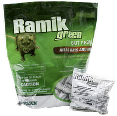 Neogen Ramik Nuggets 4 lb bait pack front view with green packaging