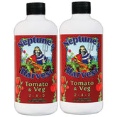 Neptune's Harvest Organic Tomato & Vegetable Fertilizer front view, Quart size